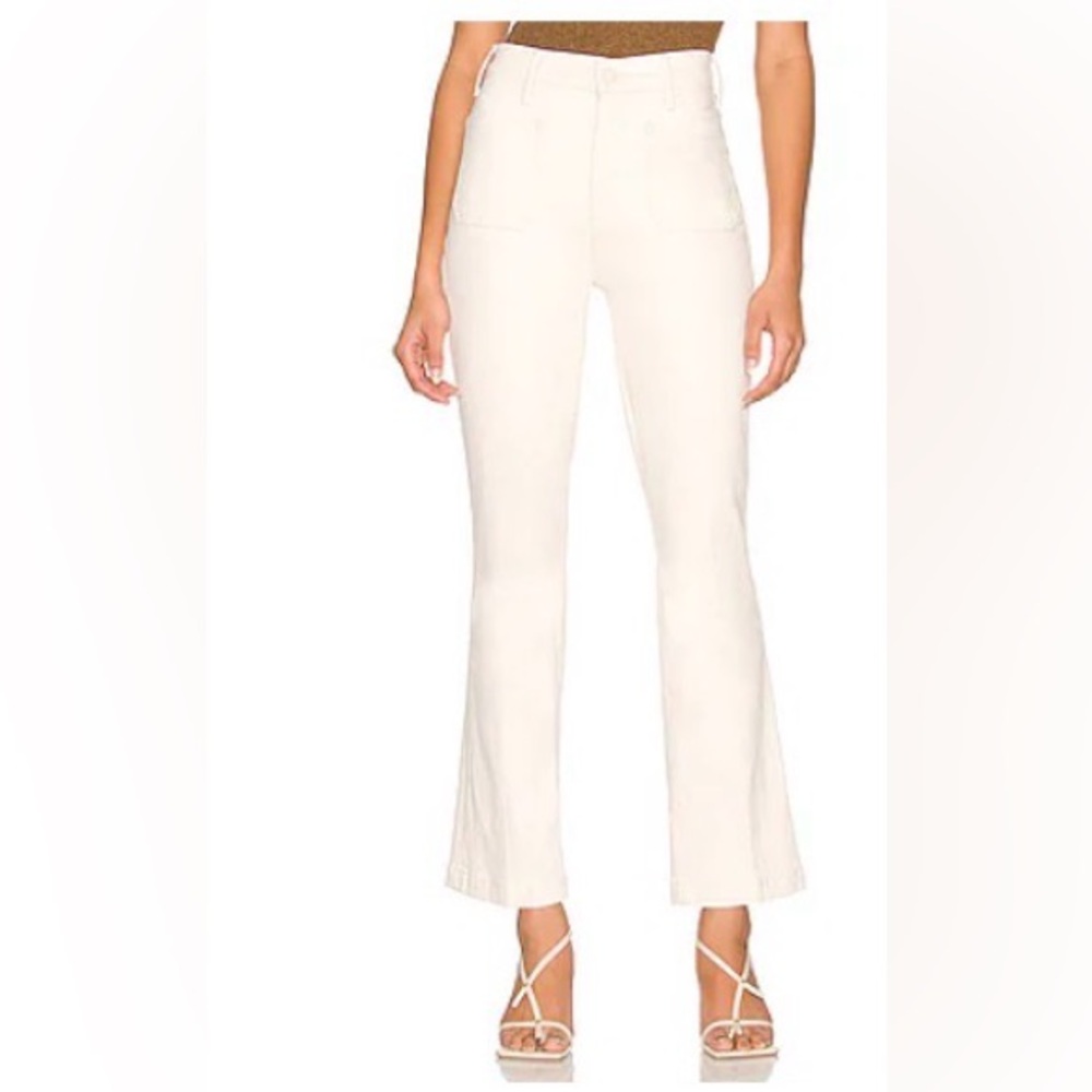 Mother The Hustler Patch Pocket Flood Jeans